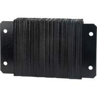 Butoirs de quai lamell&eacute;s, Horizontal, Caoutchouc, 18" la x 4" p x 12" h Brunswick Fyr & Safety