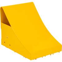 Ice Chocks, Steel, Yellow, 8-1/16" W x 10-5/8" D x 8-13/16" H Brunswick Fyr & Safety