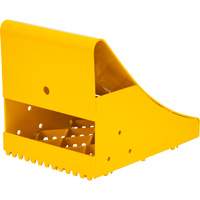 Ice Chocks, Steel, Yellow, 8-1/16" W x 10-5/8" D x 8-13/16" H Brunswick Fyr & Safety