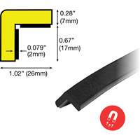 Magnetic E Profile Magnetic 1M Corner Protection Bumper Guard Brunswick Fyr & Safety