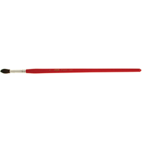 Pinceau de forme ronde pour marquage, Largeur de la brosse de 9/32", Soie de chameau, Manche &agrave; Bois Brunswick Fyr & Safety