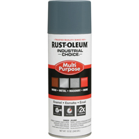 Industrial Choice&reg; 1600 System Multi-Purpose Enamel Spray Paint, Machine Grey, Gloss, 12 oz., Aerosol Can Brunswick Fyr & Safety