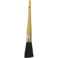 Oval Paint Brush, Bristle, Plastic Handle, 1-1/16" Width Brunswick Fyr & Safety