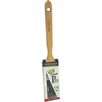 Angular Pro Paint Brush, Poly/Nylon, Wood Handle, 1-1/2" Width Brunswick Fyr & Safety