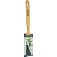 Crown Pro Straight Paint Brush, Bristle, Wood Handle, 1-1/2" Width Brunswick Fyr & Safety