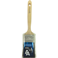 Straight Sash Paint Brush, Bristle, Wood Handle, 2" Width Brunswick Fyr & Safety
