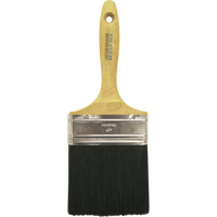 Straight Wall Paint Brush, Bristle, Wood Handle, 4" Width Brunswick Fyr & Safety