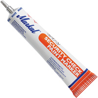 Security Check Paint Marker, 1.7 oz., Tube, White KP856 | Brunswick Fyr & Safety