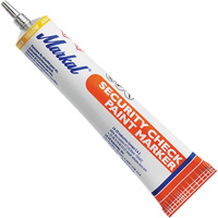 Security Check Paint Marker, 1.7 oz., Tube, Yellow KP857 | Brunswick Fyr & Safety