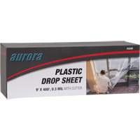Drop sheet, 400' L x 9' W, Plastic Brunswick Fyr & Safety