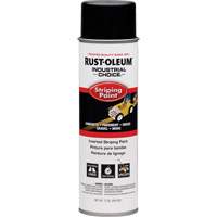 S1600 System Inverted Striping Paint, Black, Aerosol Can Brunswick Fyr & Safety