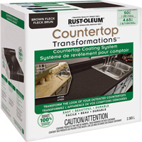 Countertop Transformations<sup>®</sup> Fleck Countertop Coating System, 2.37 L, Kit, Brown KQ448 | Brunswick Fyr & Safety