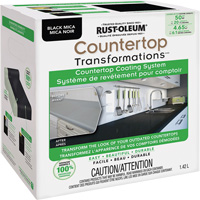 Countertop Transformations<sup>®</sup> Mica Countertop Coating System, 1.42 L, Kit, Black KQ450 | Brunswick Fyr & Safety
