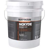 Rev&ecirc;tement acrylique &eacute;lastom&egrave;re Noxyde, 5 gal., Seau, Gris Brunswick Fyr & Safety