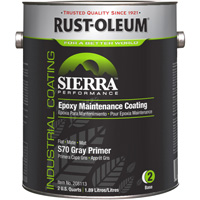 Appr&ecirc;t acrylique &eacute;poxydique &agrave; base d'eau Sierra Performance S70/S71, Gallon, Gris Brunswick Fyr & Safety