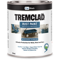 Peinture antirouille &agrave; base d'eau Tremclad, 946 ml, Canette, Noir Brunswick Fyr & Safety