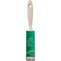 Pinceau pour murs et moulures One Coat, Soie blanche, Manche Bois, Largeur de 1" Brunswick Fyr & Safety