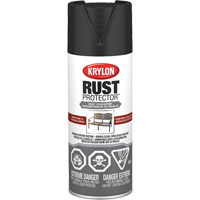 Appr&ecirc;t convertisseur de rouille Rust Protector, Appr&ecirc;t noir, Tr&egrave;s mat, 12 oz, Canette a&eacute;rosol Brunswick Fyr & Safety