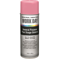 Industrial Work Day Paint, Pink, Gloss, 10 oz., Aerosol Can Brunswick Fyr & Safety