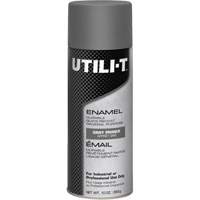 UTILI-T General Purpose Enamel Spray Paint, Grey Primer, 10 oz./283 g, Aerosol Can Brunswick Fyr & Safety