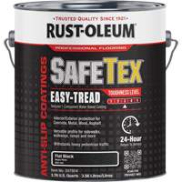 Rev&ecirc;tement d'acrylique SafeTex Easy-Tread, 1 gal., &agrave; l'eau, Plat/Textur&eacute;, Noir Brunswick Fyr & Safety