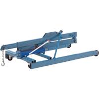 Portable Floor Cranes, 8' Lift, 2000 lbs. (1 tons), 82-1/2" Arm, 69-1/4" H Brunswick Fyr & Safety