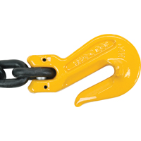 Chain Slings, 80 Chain, Double Legs, Oblong & Slip Hooks, 5/8" x 10' Brunswick Fyr & Safety