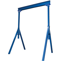 Lift Mate Workstation Gantries, 10' L, 1000 lbs. (0.5 tons) Capacity Brunswick Fyr & Safety