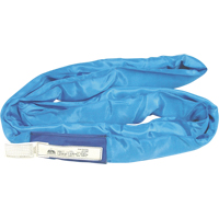 Round Slings, Blue, 4" W x 8' L, 23000 lbs. Vertical Load Brunswick Fyr & Safety