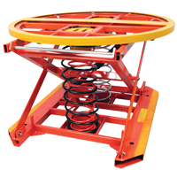 Spring Operated Pallet Positioner and Leveler, 43-1/2" L x 43-1/2" W, 4500 lbs. Cap. LU552 | Brunswick Fyr & Safety