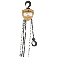Heavy-Duty Gold Series Chain Hoist, 10' Lift, 2000 lbs. (1 tons) Capacity, Alloy Steel Chain Brunswick Fyr & Safety
