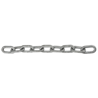 Straight Link Chain, Low Carbon Steel, 1/8" x 1000' (304.8 m) L, Grade 30, 400 lbs. (0.2 tons) Load Capacity Brunswick Fyr & Safety