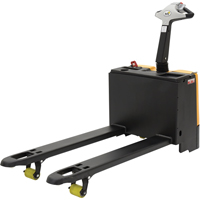 Fully Powered Electric Pallet Truck With  Scale, 3300 lbs. Cap., 48" L x 28.25" W LV535 | Brunswick Fyr & Safety