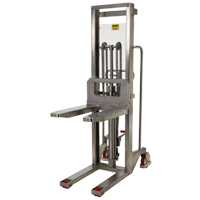 Hefti-Lift Load Stacker, Foot Pump Operated, 880 lbs. Capacity, 59" Max Lift Brunswick Fyr & Safety