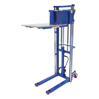 Hefti-Lift Load Stacker, Foot Pump Operated, 1500 lbs. Capacity, 63" Max Lift Brunswick Fyr & Safety