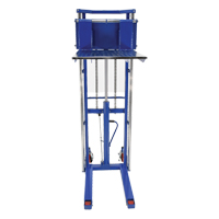Hefti-Lift Load Stacker, Foot Pump Operated, 1500 lbs. Capacity, 63" Max Lift Brunswick Fyr & Safety