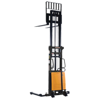 Fork Lift Stacker, Electric Operated, 2000 lbs. Capacity, 118" Max Lift Brunswick Fyr & Safety