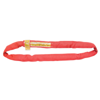 Polyester Round Sling, Red, 3" W x 10' L, 14000 lbs. Vertical Load NKH604 | Brunswick Fyr & Safety