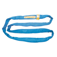 Polyester Round Sling, Blue, 4" W x 6' L, 23000 lbs. Vertical Load NJY967 | Brunswick Fyr & Safety