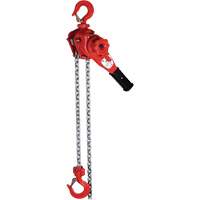 VQ Super Series Lever Hoist, 5' Lift, 2200 lbs. (1.1 tons) Capacity, Grade 100 Alloy Chain Brunswick Fyr & Safety