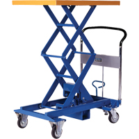 Dandy Lift Scissor Lift Table, 34-4/5" L x 23-3/5" W, Steel, 770 lbs. Capacity Brunswick Fyr & Safety