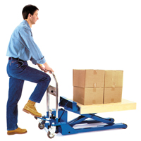 Low Profile Dandy Lift Scissor Lift Table, 37-1/10" L x 19-7/10" W, Steel, 1100 lbs. Capacity Brunswick Fyr & Safety