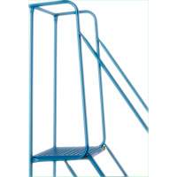CSA-Certified Rolling Step Ladder with Locking Step, 8 Steps, 30" Step Width, 72" Platform Height, Steel Brunswick Fyr & Safety
