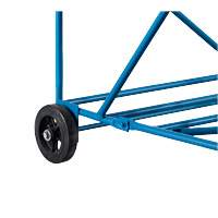 CSA-Certified Rolling Step Ladder with Locking Step, 8 Steps, 30" Step Width, 72" Platform Height, Steel Brunswick Fyr & Safety