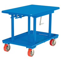 Hydraulic Lift Table, 24" L x 36" W, Steel, 2000 lbs. Capacity Brunswick Fyr & Safety