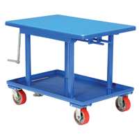 Hydraulic Lift Table, 24" L x 36" W, Steel, 2000 lbs. Capacity Brunswick Fyr & Safety