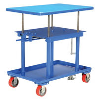 Hydraulic Lift Table, 24" L x 36" W, Steel, 2000 lbs. Capacity Brunswick Fyr & Safety