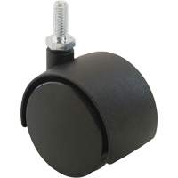 Twin Wheel Caster (300/400 Series), Swivel, 2" (51 mm) Dia., 75 lbs. (34 kg.) Capacity Brunswick Fyr & Safety