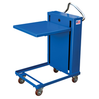 Self Elevating Tables, 20" L x 20" W, Steel, 230 lbs. Capacity Brunswick Fyr & Safety