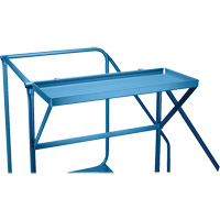 Mechanics/Maintenance Rolling Ladder, Steel, 4 Steps, 38" Platform Height Brunswick Fyr & Safety